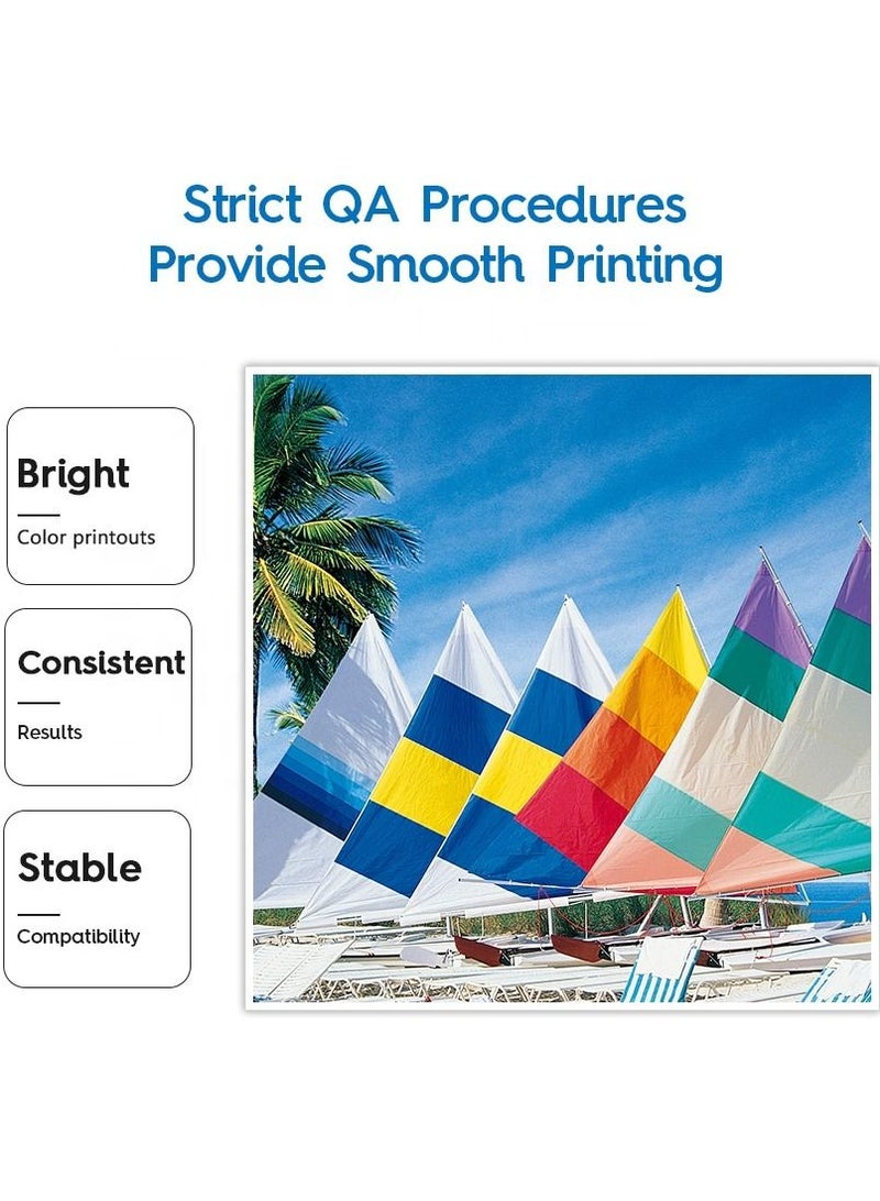 NexNova Ink BTD60 BT5000 for Brother Pack of 4 Black Cyan Magenta Yellow for DCP - T300 T510W T710W MFC - T810W T910DW HL - T4000DW DCP - T310W T510W T710W MFC - T810W T910DW T4500DW DCP-T300 - Image 5