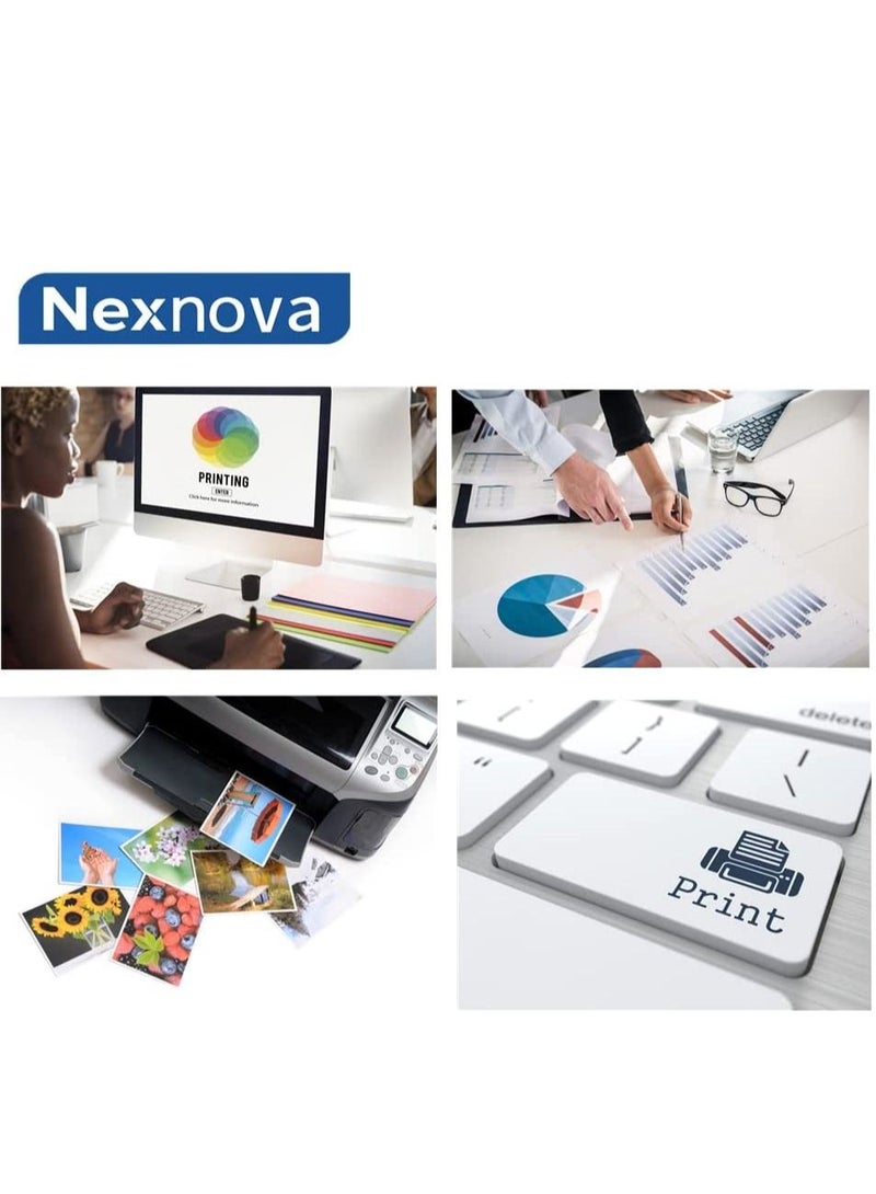 NexNova Ink BTD60 BT5000 for Brother Pack of 4 Black Cyan Magenta Yellow for DCP - T300 T510W T710W MFC - T810W T910DW HL - T4000DW DCP - T310W T510W T710W MFC - T810W T910DW T4500DW DCP-T300 - Image 4