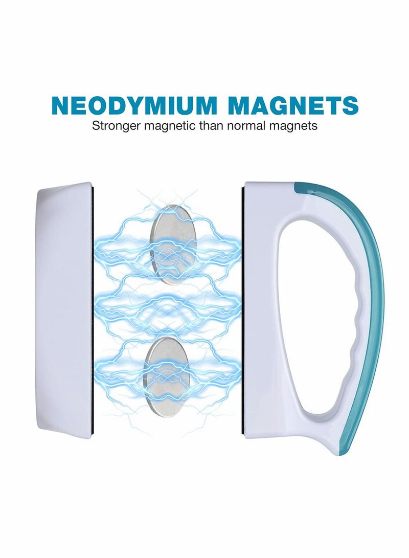 Excefore Fish Tank Brush Magnetic Aquarium Fish Tank Glass Algae Scrapers Glass Cleaner Scrubber Clean Brush Self Floating Brush, Magnetizing, Non-Slip, Scratch-Free - Image 3