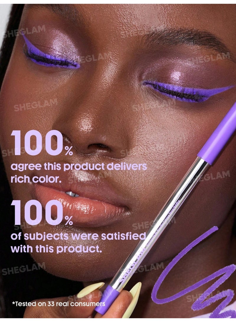شيجلام Boldline Longwear Multi-Function Gel Liner- Violet Kohl Kajal Violet - Image 3