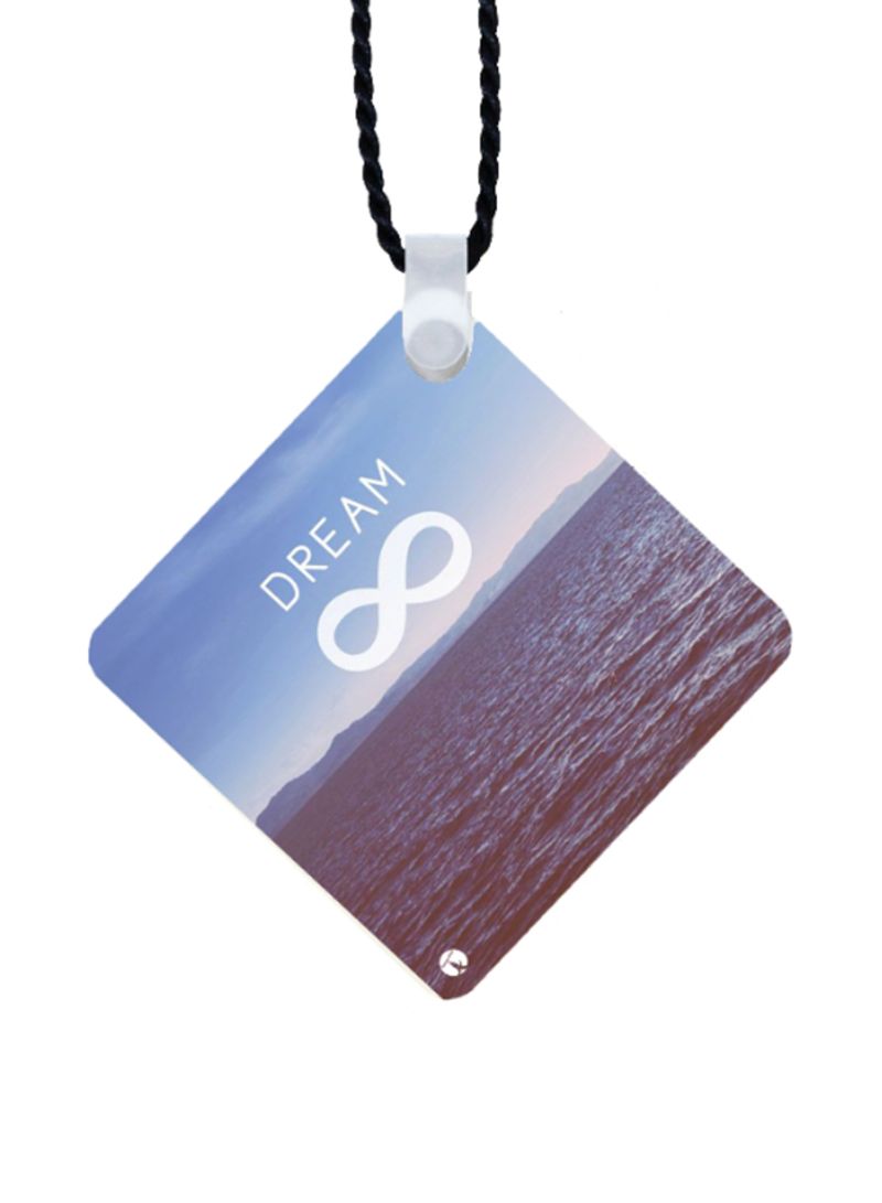 RKN English Phrases Printed Car Mirror Pendant - Image 1