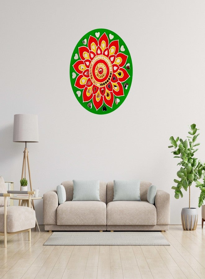 Decordial lippan Art Materials DIY kit with 3 premarked Mandala MDF Board Decorative Mirrors Colours Art kit for Kids Adults Wall Decoration for Home Decor - Image 3