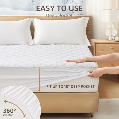 Caperia Heated Mattress Pad Quilted Multizone electric mattress pad Individual Body and Feet Bed Warmer 9 Heat Settings, 1-12 Hours Auto Off, Deep Pocket, Fast Heating, Machine Washable Twin 39''x75'' - Image 3
