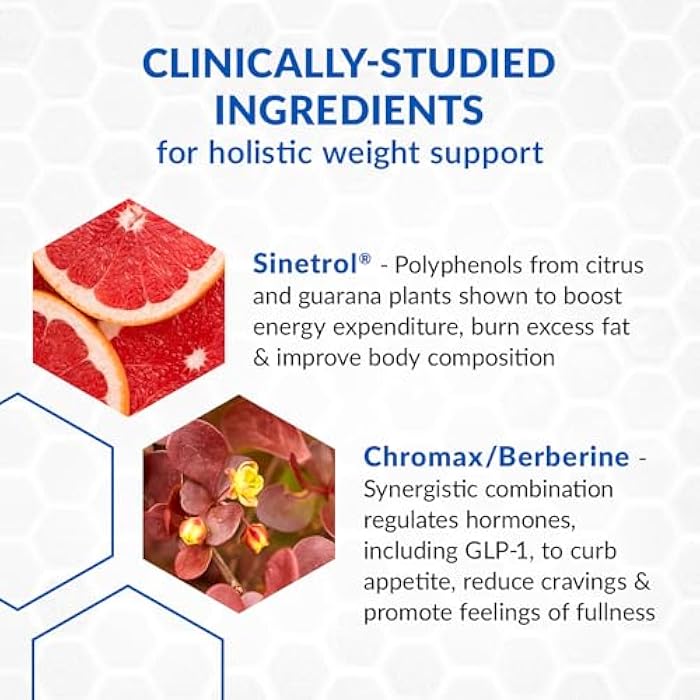 BioTrust MetaboBoost Weight Loss Supplement – Appetite Suppressant | Calorie Fat Burner | Metabolism Booster – Clinically-Studied Diet Pills with Berberine for Holistic WeightLoss Support- 60 Capsules - Image 3