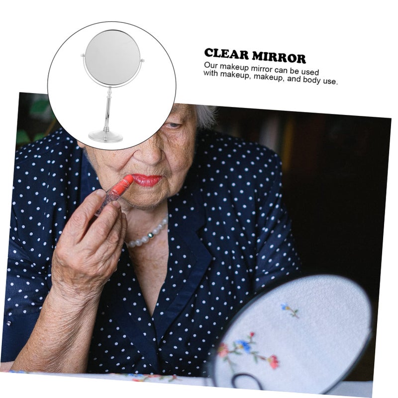 Double Sided Rotating Vanity Mirror For Makeup And Shaving 37 X 19 X 12 Cm - Image 3