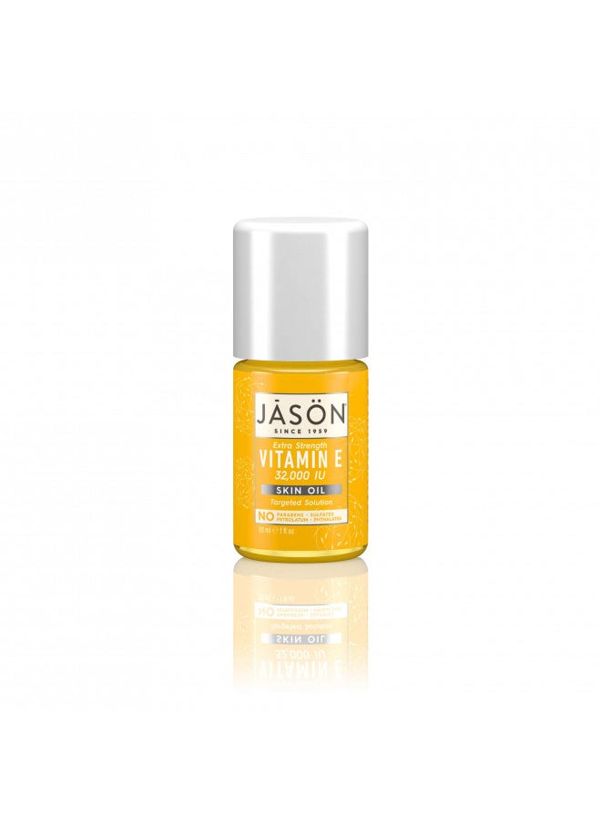 Jason JASON Vitamin E 32,000 IU Extra Strength Skin Oil, Targeted Solution, 1.1 Ounce Bottle (Pack of 2)  - Image 1
