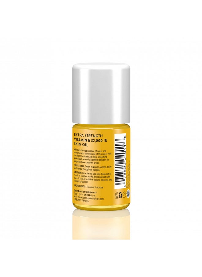 Jason JASON Vitamin E 32,000 IU Extra Strength Skin Oil, Targeted Solution, 1.1 Ounce Bottle (Pack of 2)  - Image 2