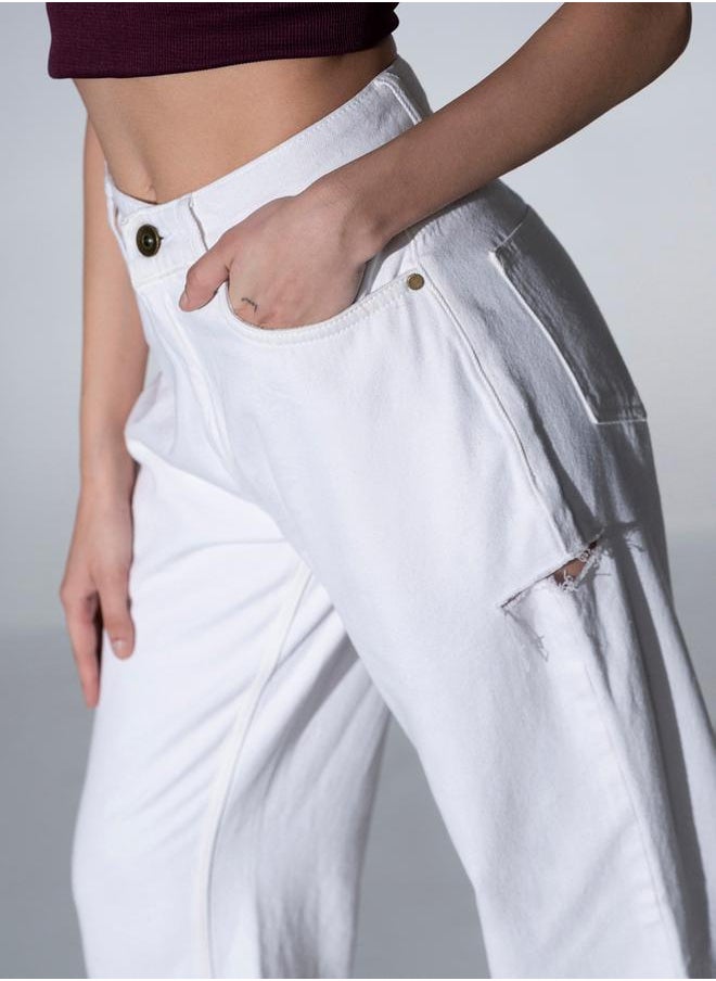 Hubberholme - Mid Rise Wide Leg Pants by Styli - Image 1
