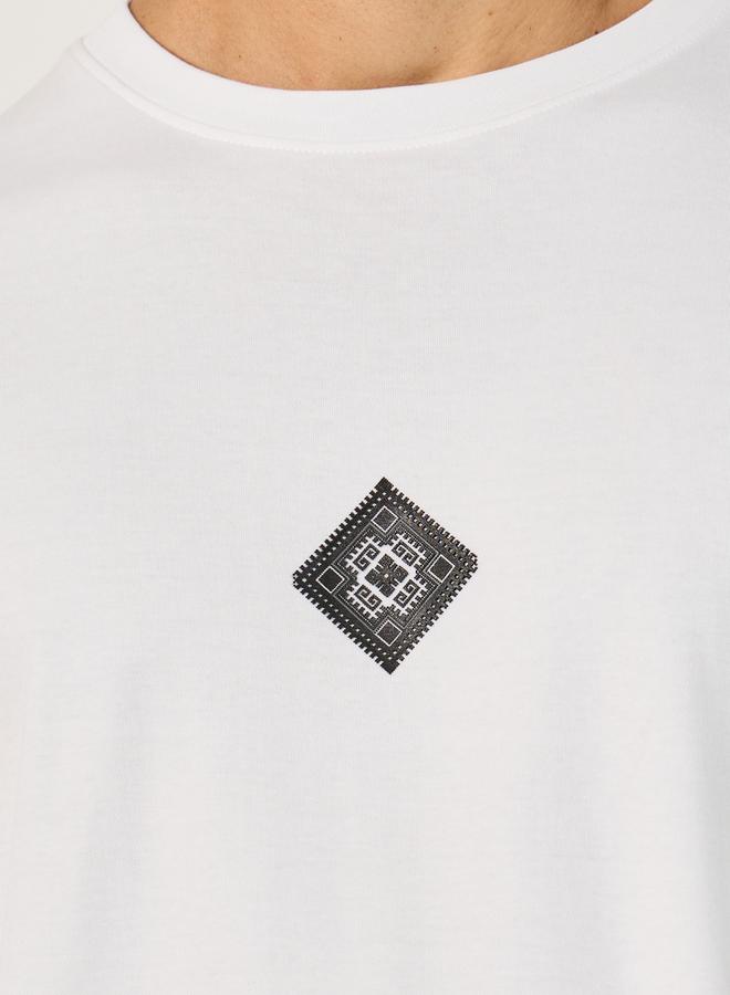 Styli Graphic Print Short Sleeves Oversized T-Shirt - Image 4