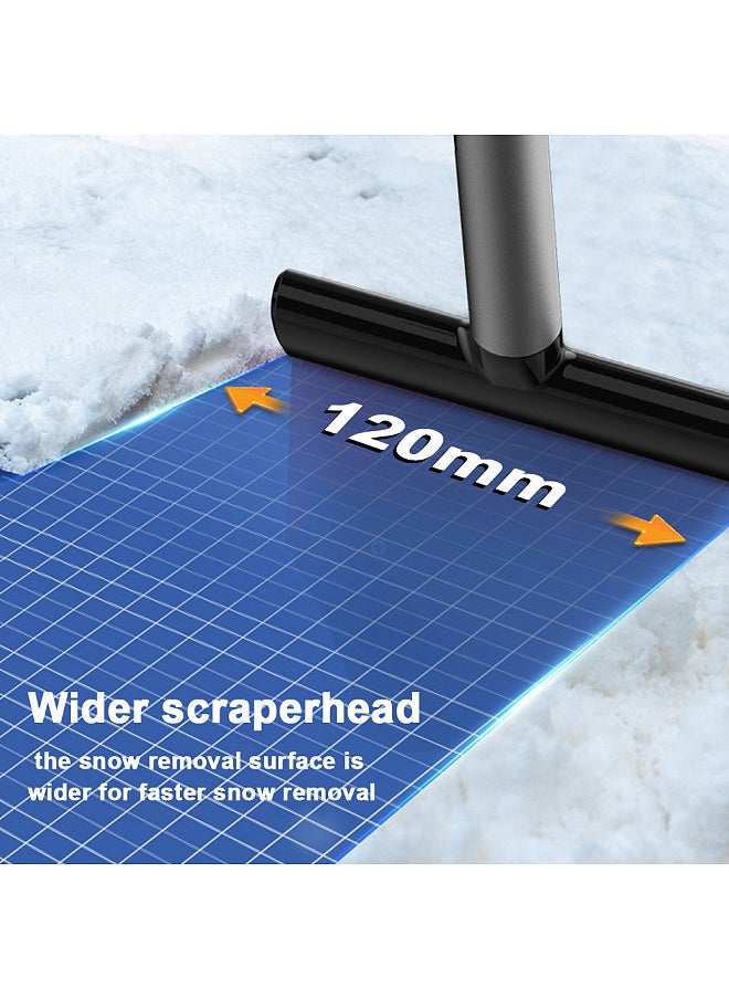 Generic - Car Snow Removal Shovel Detachable Multifunctional Defrost Tool Car Ice Scraper Portable Car Windshield Ice Remover Deicing Scraper - Image 1