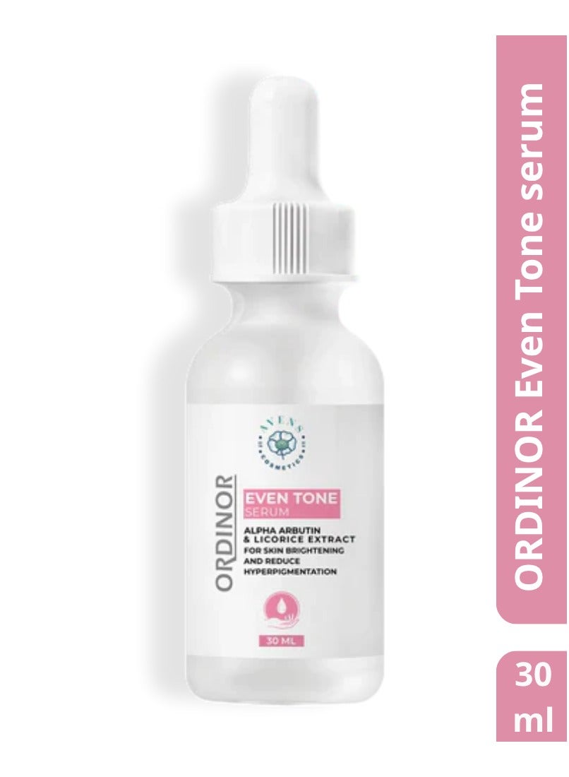 ORDINOR Even Tone Skin Serum (Alpha Arbutin) - 30 ml
