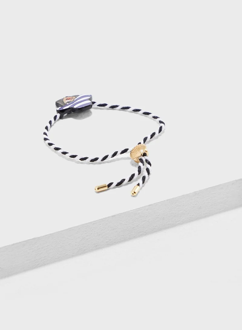 Les Nereides Under My Hat Shade Drawstring Bracelet