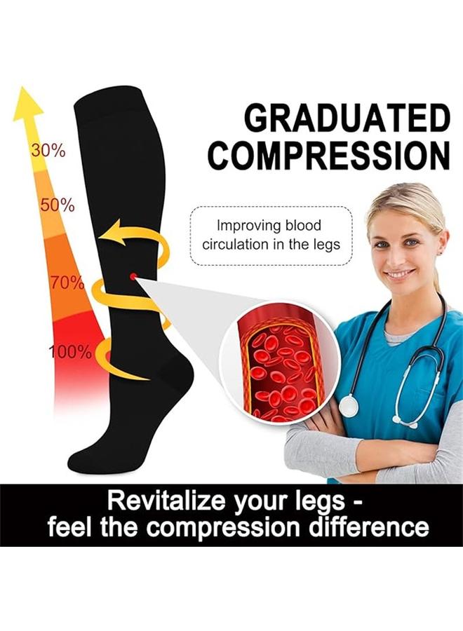 Bluejw Compression Socks Sports Compression Socks Compression Socks Sports Elastic Socks Stockings Suit  - Image 4