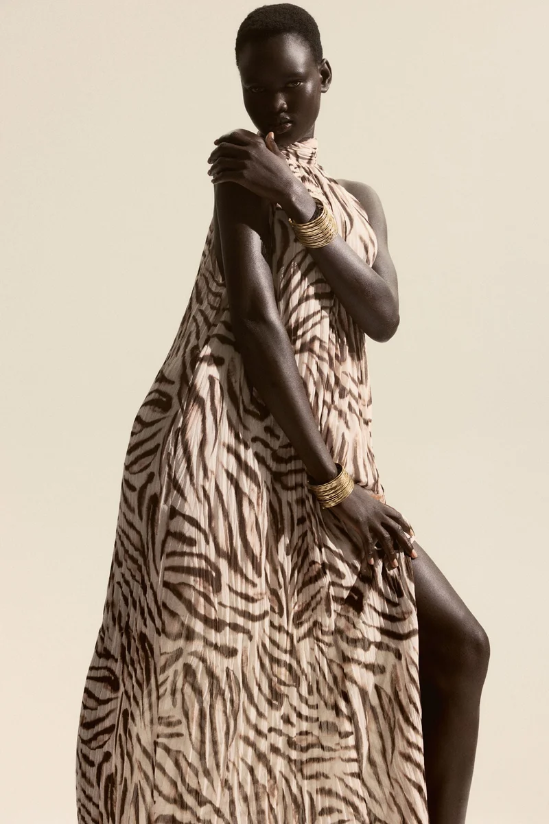 اتش اند ام فستان طويل