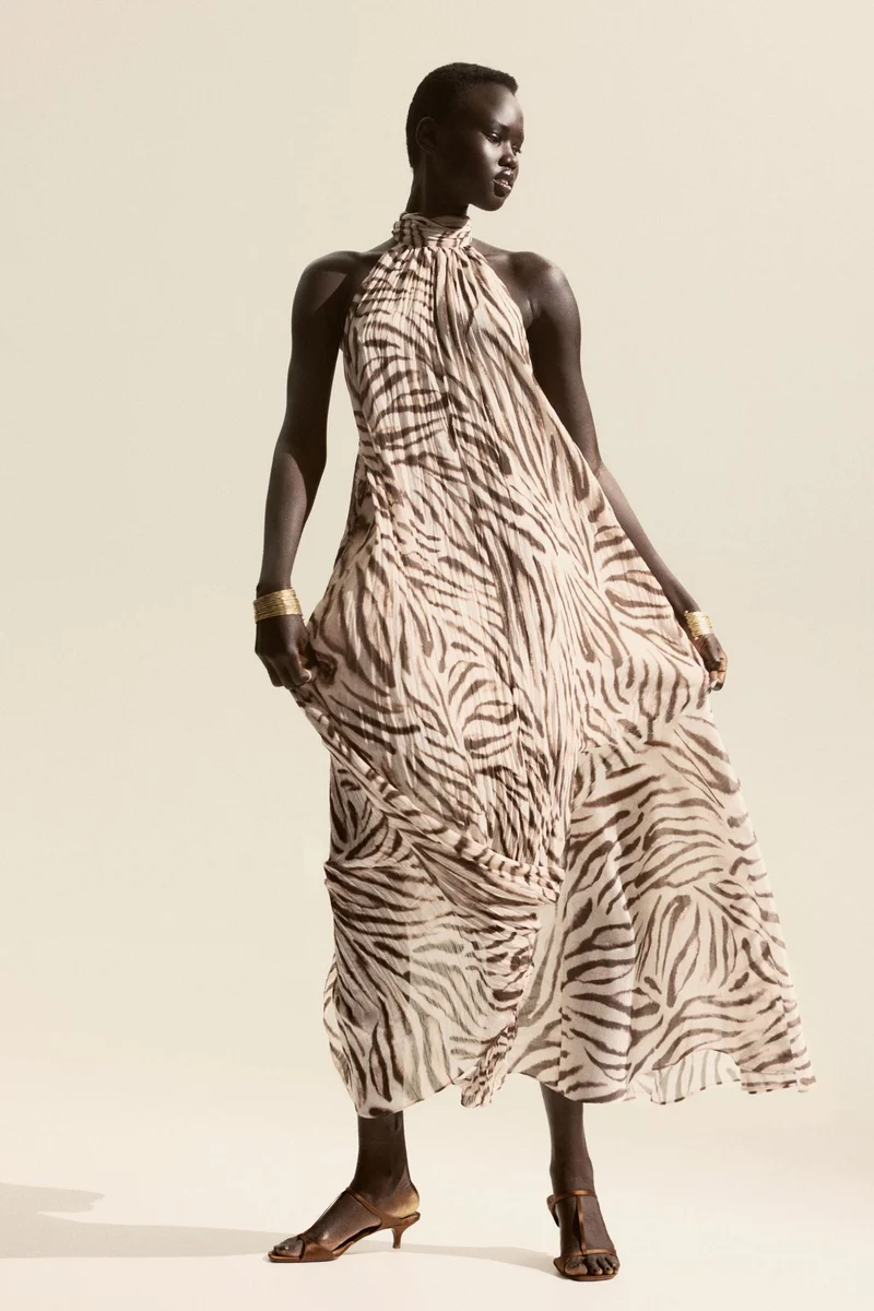 اتش اند ام فستان طويل