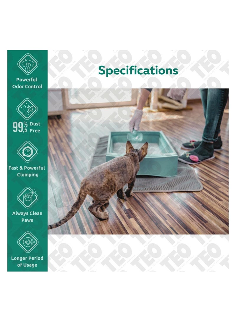 Felin Cat Litter Clumping Dust free 10L Baby Powder - Image 4