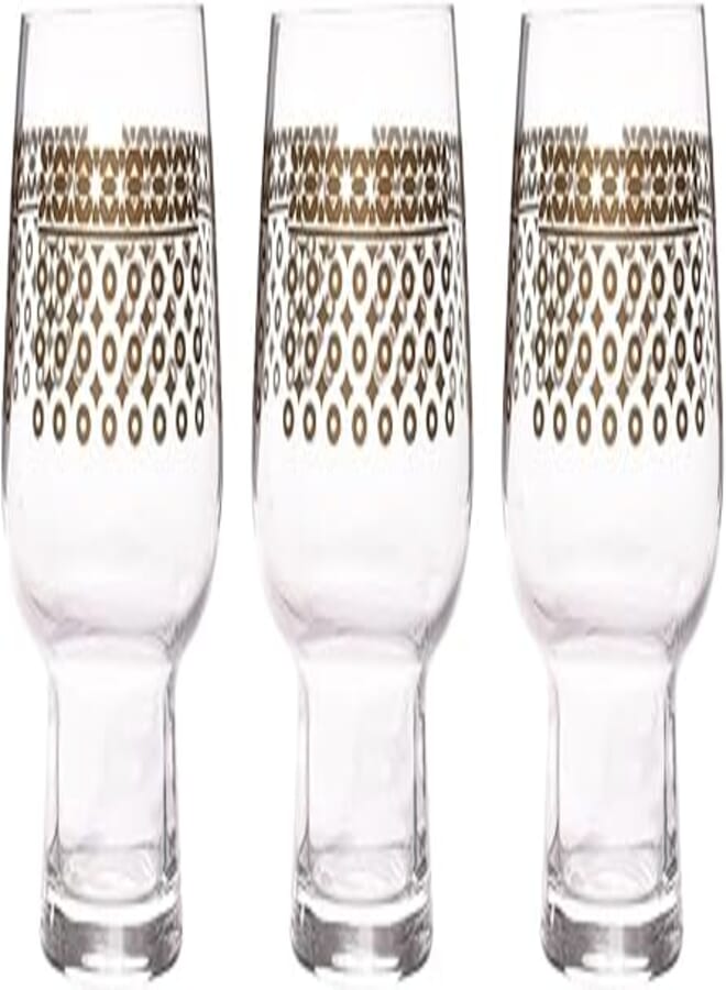 Dimlaj 0565/48008 Cascade Crystal Tumbler Set, 3 Pieces