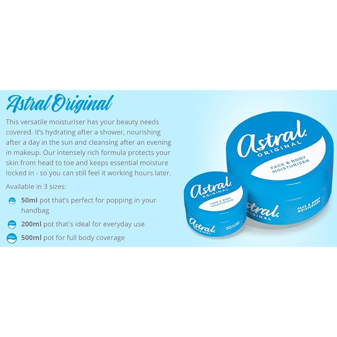 Astral Original All Over Moisturiser 500 ml - Image 2