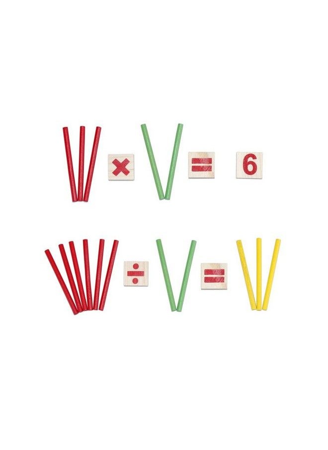 Alytimes Counting Stick Calculation Math Educational Toy Wooden Number Cards And Counting Rods Box  - Image 4