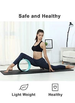 Gerenic Yoga Balance Wheel, 18.5cm/7.3in Width Yoga Balance Circle, Yoga Prop Wheel for Yoga Poses Increasing Flexibility, Yoga Stretching Wheel Non Slip, Perfect Yoga Prop for Beginner  - Image 2