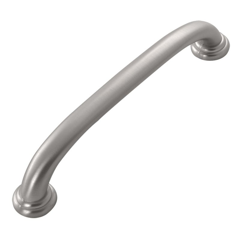 Hickory Hardware 1 Pack Solid Core Kitchen Cabinet Pulls Luxury Cabinet Handles Hardware for Doors Dresser Drawers 5116 Inch 128mm Hole Center Stainless Steel Zephyr Collection