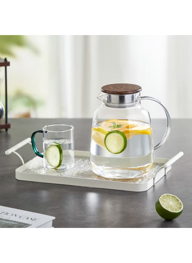 Yihutea Yi Hu Tea Thickened Glass Cold Water Pitcher High Temperature Resistant Large Capacity Tea Pot Household Tea Set - Image 3