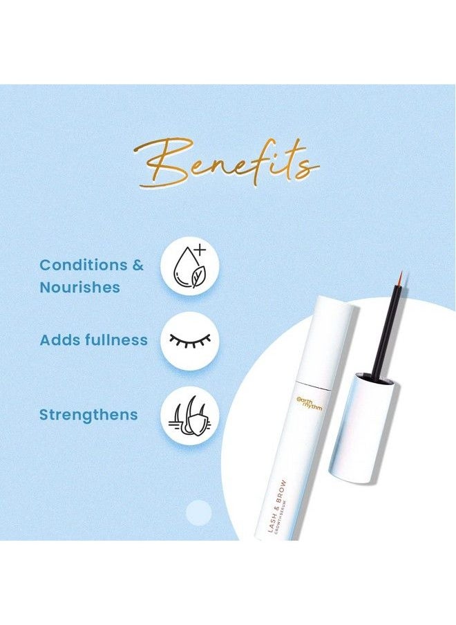 Earth Rhythm - Eyelash And Eyebrow Hair Growth Serum For Thick Lashes And Brows 8Ml - Image 1