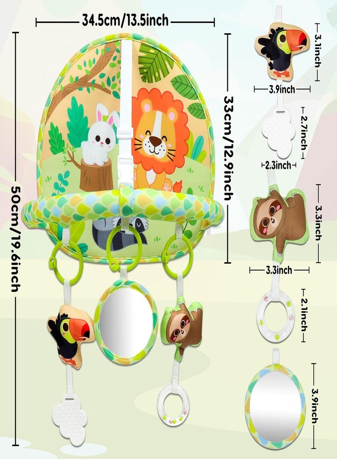 Dr.Rapeti Baby Car Seat Toy for Travel Rear Facing Double Sided Baby Travel Activity Car Seat Entertainment Toy Easy Drive Gift for Newborn Baby Infant - Image 4