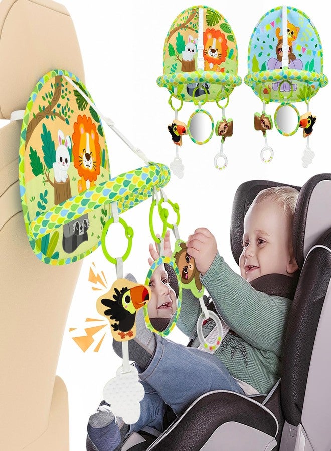 Dr.Rapeti Baby Car Seat Toy for Travel Rear Facing Double Sided Baby Travel Activity Car Seat Entertainment Toy Easy Drive Gift for Newborn Baby Infant - Image 1