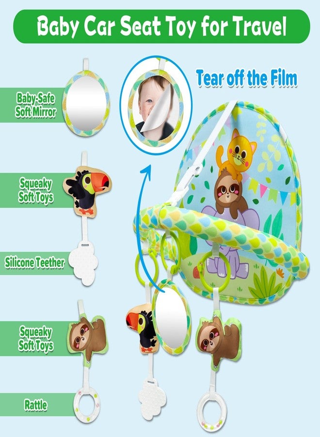 Dr.Rapeti Baby Car Seat Toy for Travel Rear Facing Double Sided Baby Travel Activity Car Seat Entertainment Toy Easy Drive Gift for Newborn Baby Infant - Image 2
