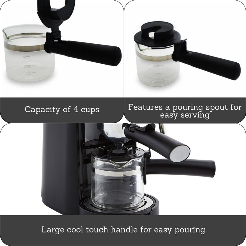 IMUSA 4cup Glass Replacement Carafe with Black Handle - Image 2