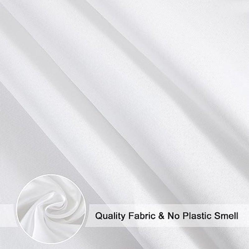 baihuoEurCross Shower Curtain, Mould Proof and Mildew Resistant Extra Long Shower Curtain Liner Drop, 100% Polyester Machine Washable Waterproof Fabric Bathroom Shower Curtain - Image 3
