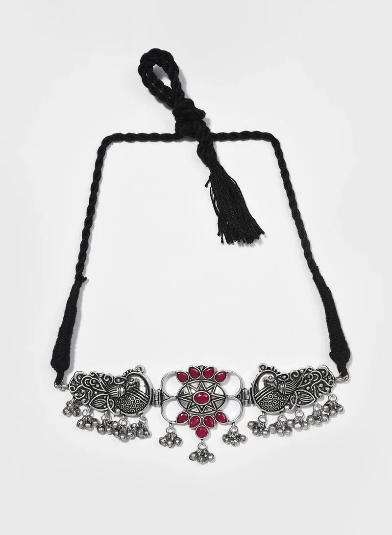 سوهي قلادة تشوكر نحاسية صناعية مجوهرات