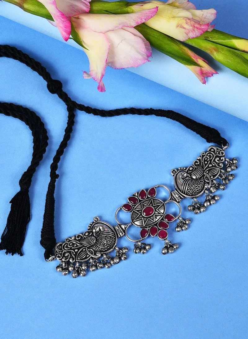 سوهي قلادة تشوكر نحاسية صناعية مجوهرات