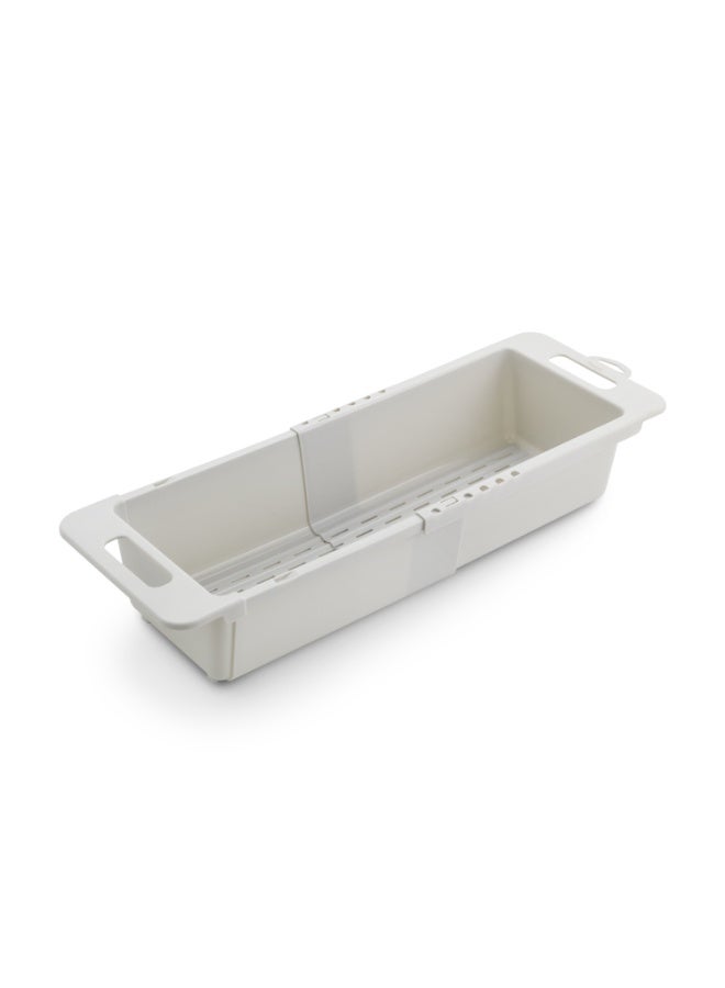 Metaltex Drainflex Extensible Over-the-Sink Colander Basket – Adjustable 35–52 cm - Image 2
