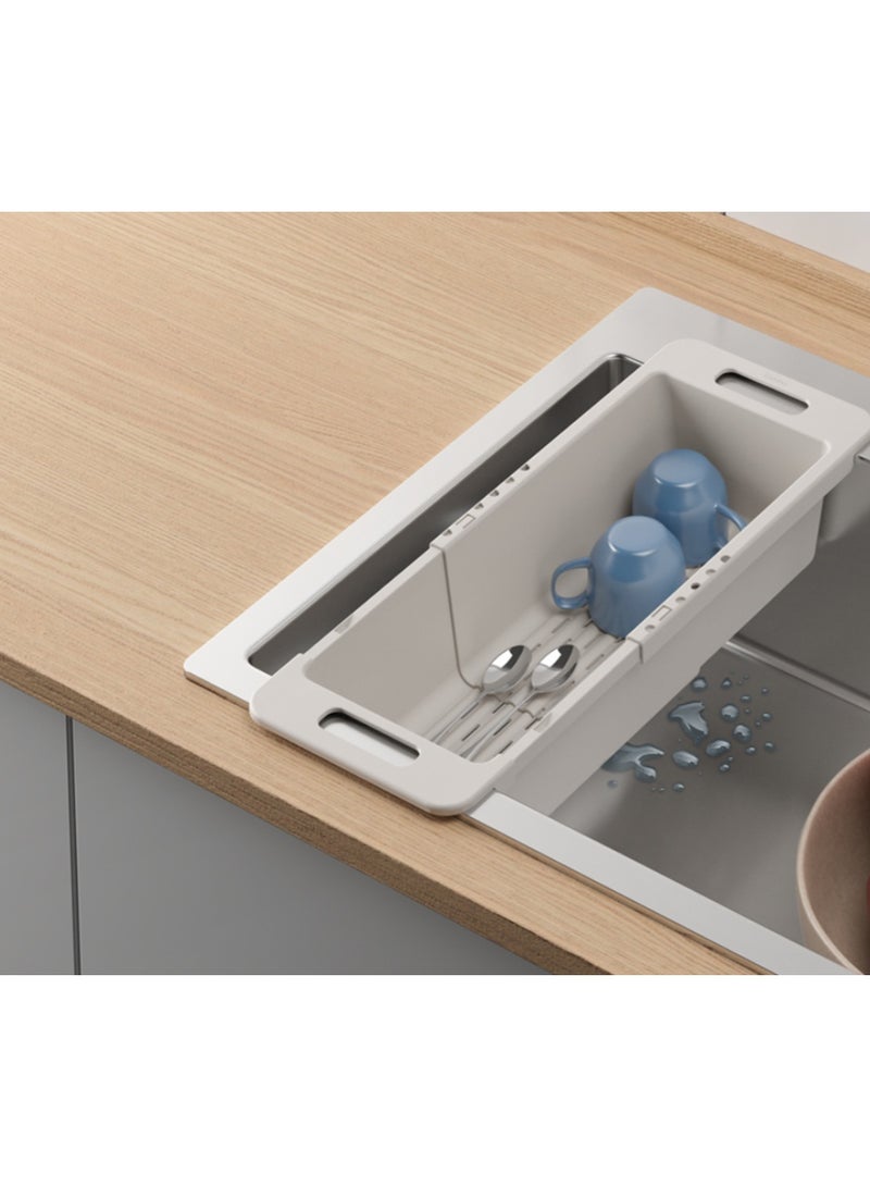 Metaltex Drainflex Extensible Over-the-Sink Colander Basket – Adjustable 35–52 cm - Image 3