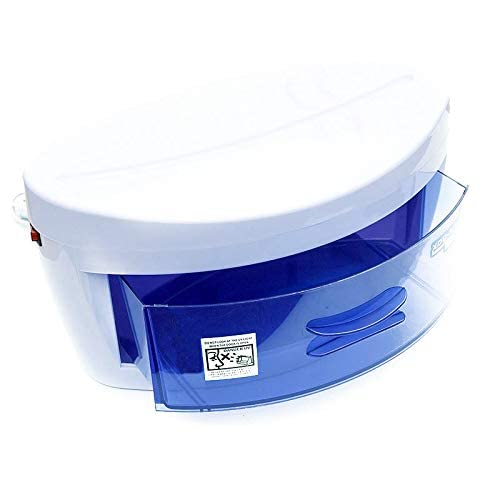 UV Sterilizer Disinfection Cabinet Ozone Disinfect for Nail Tools Nail Art Equipment Tool Manicure Portable Nail Disinfection Box Hairdressing ToolMultipurpose for Health Household