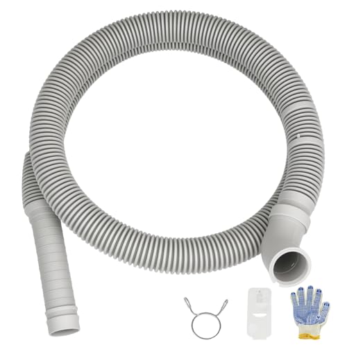 FJIAYIF AEM73732901 Washer Drain Hose - Premium Replacement for LG & Kenmore Elite Front Load Washers - Direct Fit for Models WT7500CW, WT1201CV，WT1201CW - Includes 2-Year Warranty - Image 1