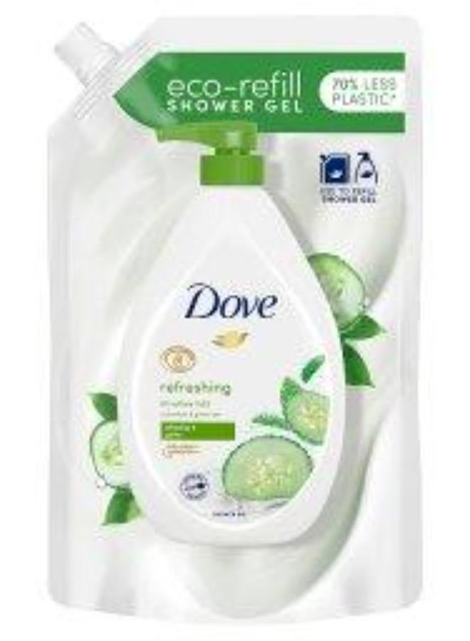 دوف جل استحمام منعش بالخيار والشاي الأخضر 720 مل