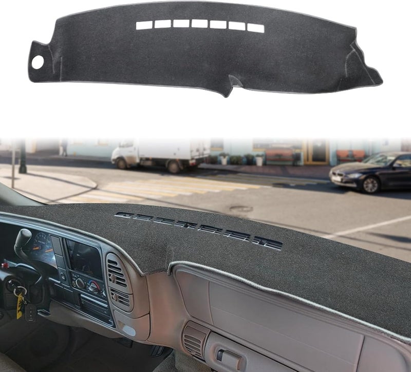 POSAID Dash Cover for 1997-2000 Chevy Silverado/GMC Sierra & More - Gray - Image 1