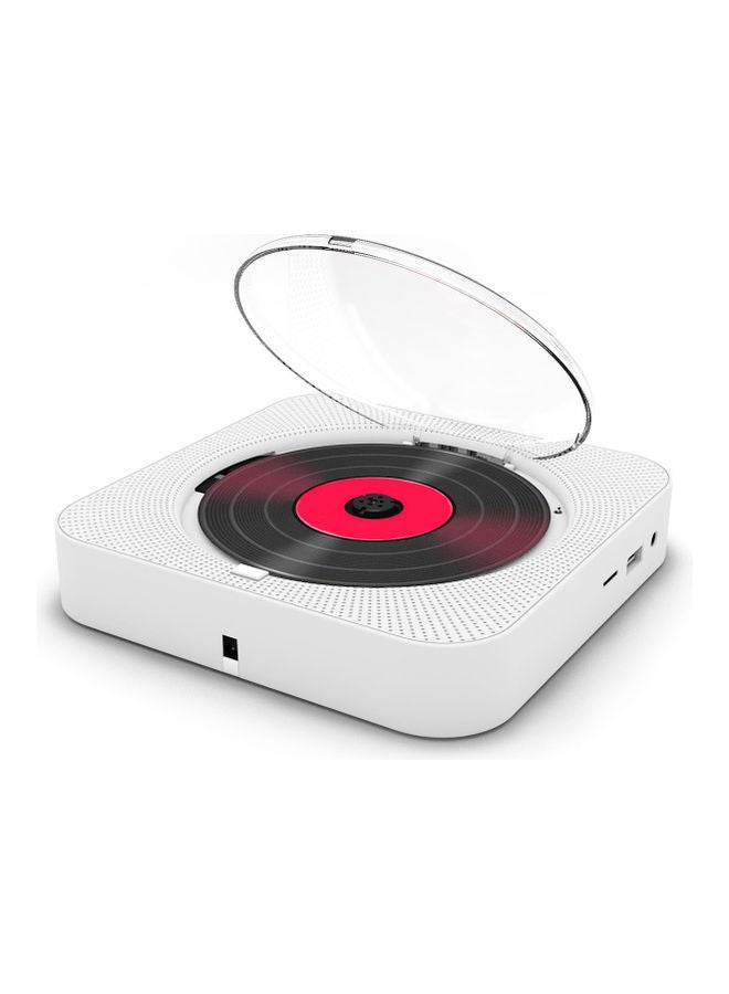 NIBEMINENT KC-909 Portable CD Player Built-in Speaker V9228EU_P White  - Image 1
