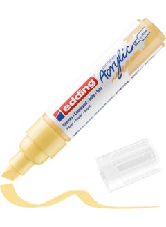 Edding 5000 Thick Tip Acrylic Marker - Pastel-Yellow - 5-10mm Cut Tip  - Image 1