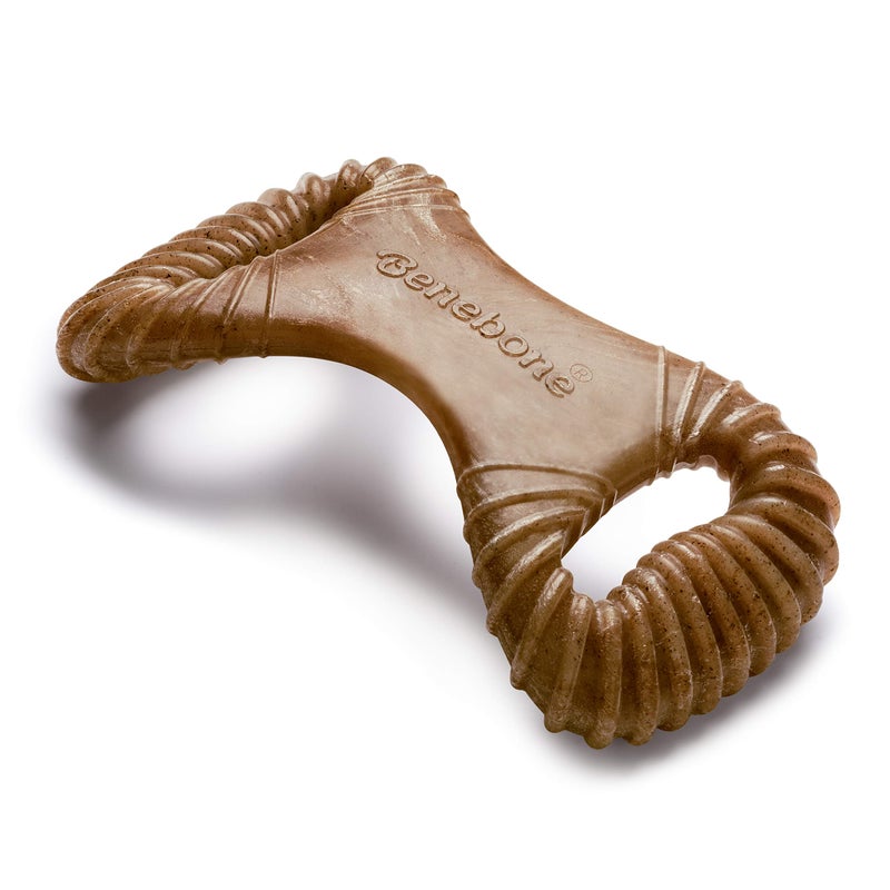 Benebone Dental Durable Dog Chew Toy for Aggressive Chewers, Real Bacon, Made in USA, Medium - Image 1
