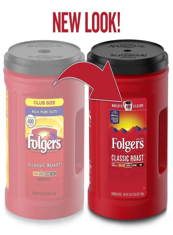 Folgers Coffee, Classic (Medium) Roast, 51oz - Image 2