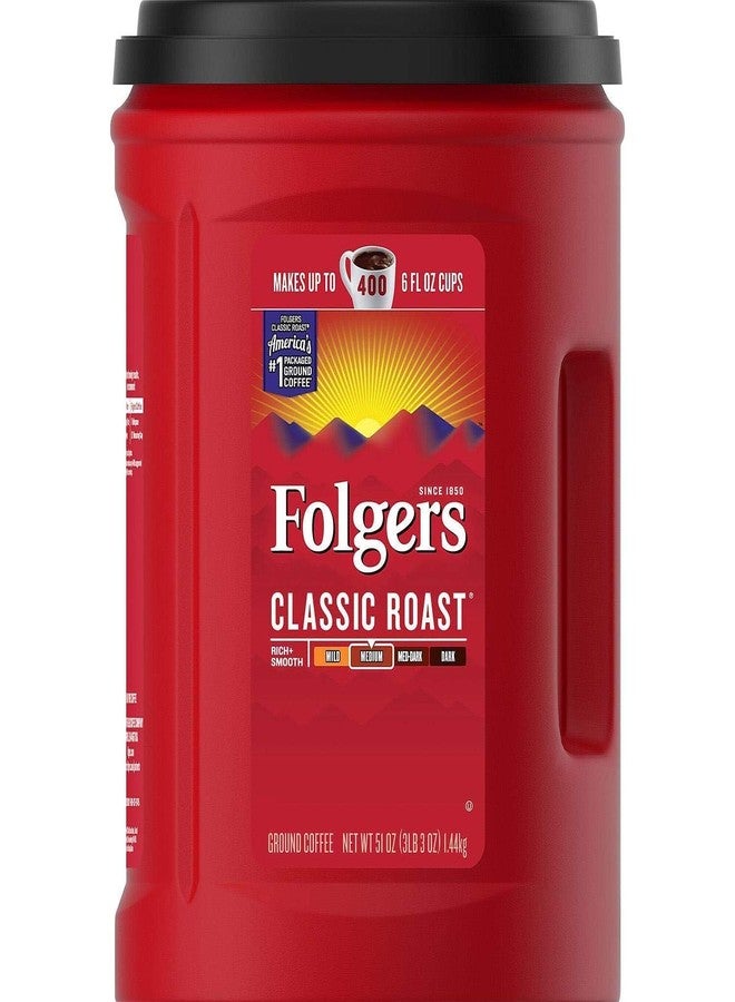 Folgers Coffee, Classic (Medium) Roast, 51oz - Image 1
