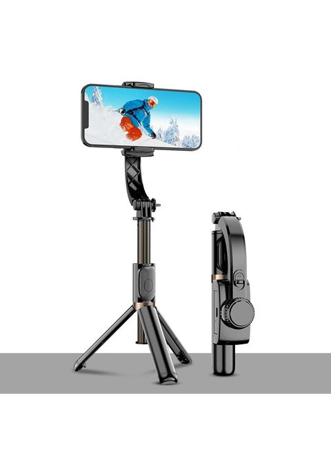 Q08 Handheld Gimbal Stabilizer for Smartphone 1-Axis with Selfie Stick Tripod Stand Wireless Bluetooth Remote for iPhone Android