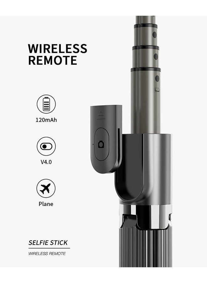 Q08 Handheld Gimbal Stabilizer for Smartphone 1-Axis with Selfie Stick Tripod Stand Wireless Bluetooth Remote for iPhone Android
