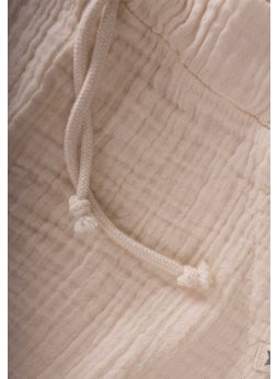 Cigit Muslin Trousers 1-7 Years Cream  - Image 3