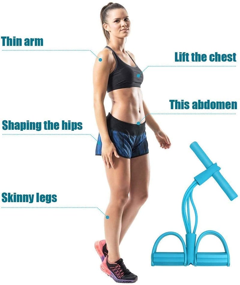 LONGMIRE Pull Reducer Tummy Trimmer Sports Equipment for Body Shape Waist Arm Leg Home Exercise Equipment Fat Burner Fitness Slimming Training for Men and Women - Image 5