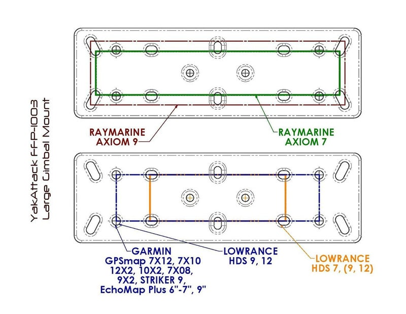 YakAttack LockNLoad Fish Finder Mount | Adjustable Kayak Track Mount System | Secure Sonar Holder for Garmin, Lowrance & Raymarine | Fits Most Kayak Rails | Yak Attack Accessories for Fishing - Image 5
